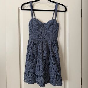 Abercrombie & Fitch blue floral dress
